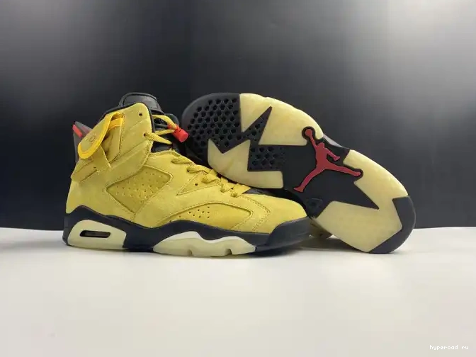 TRAVIS 6 SCOTT JORDAN YELLOW AIR CN1084-300 X 0415